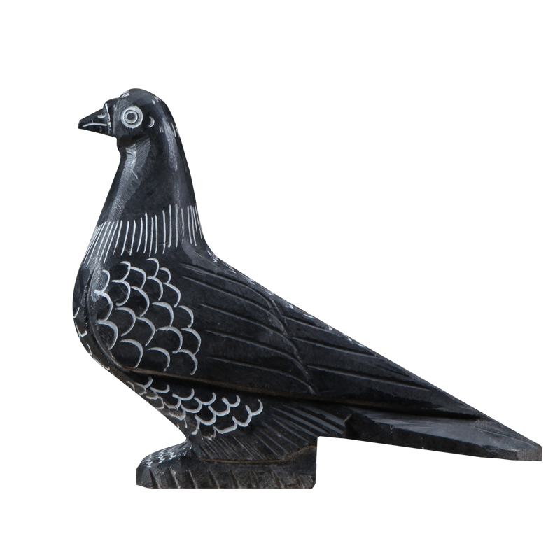 鸽子信鸽和平鸽石雕屋脊房顶屋顶装饰青石雕刻摆件一对工艺品庭院 长
