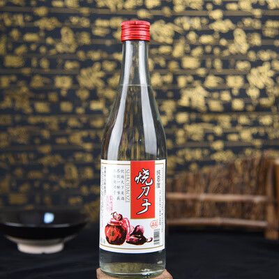 烧刀子白酒430ml2瓶 60度东北白酒五粮烧刀子名优产品纯粮 两瓶装