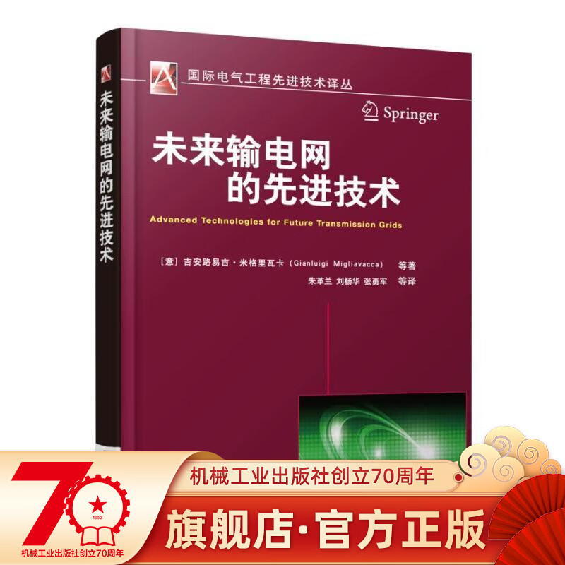 未来输电网的先进技术 Migliavacca, Gianluigi 国际电气工程先进技术译丛机械工业出版社
