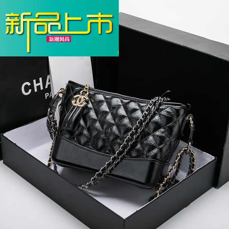 medyst斜挎包女新款时尚小香风菱格香奈尔双挎链条包百搭流浪包寊皮