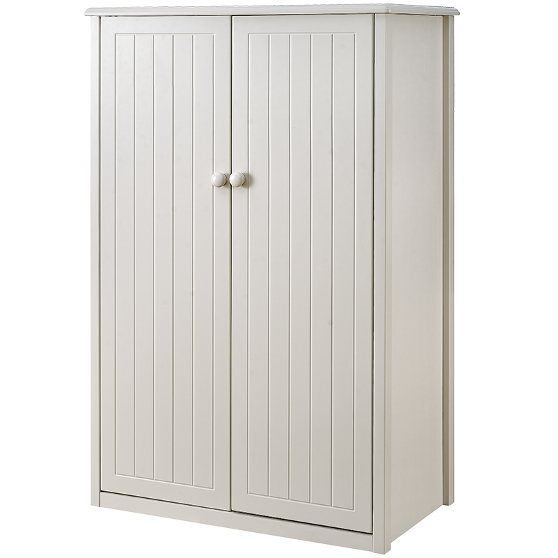 喜梦宝衣柜卧室柜现代简约大储物衣柜 白色两门衣柜 两门衣柜