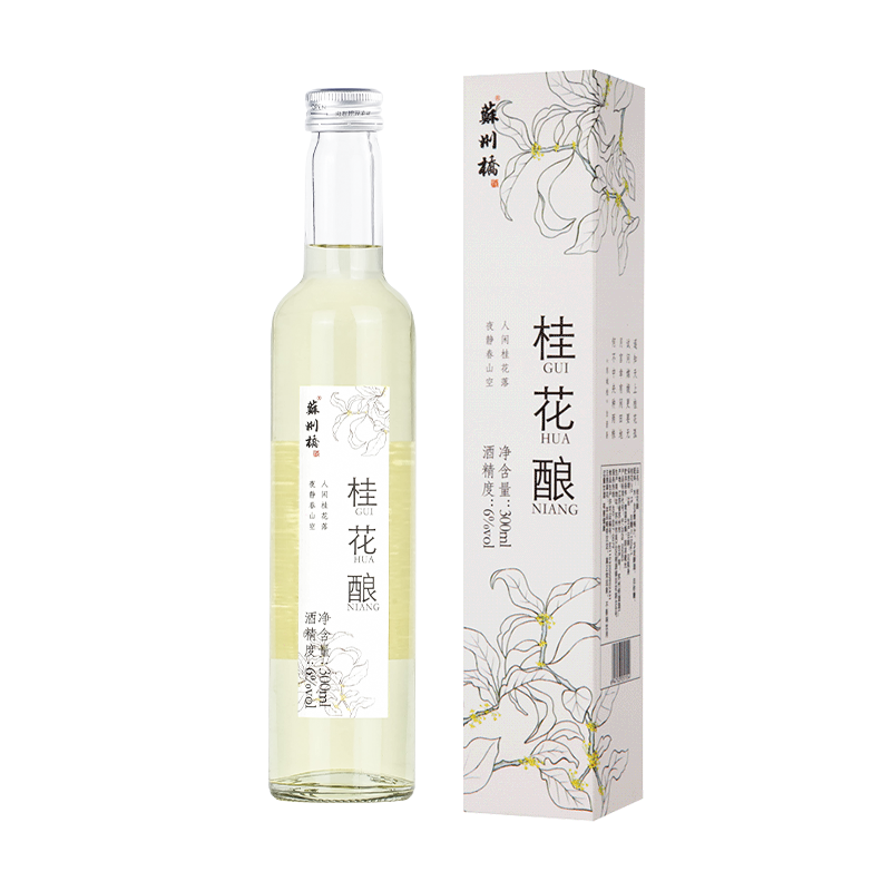 苏州桥 6度 桂花米酒  300ml 单瓶装