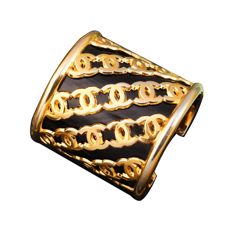 【二手9成新】香奈儿(chanel)中古logo手镯 b6035