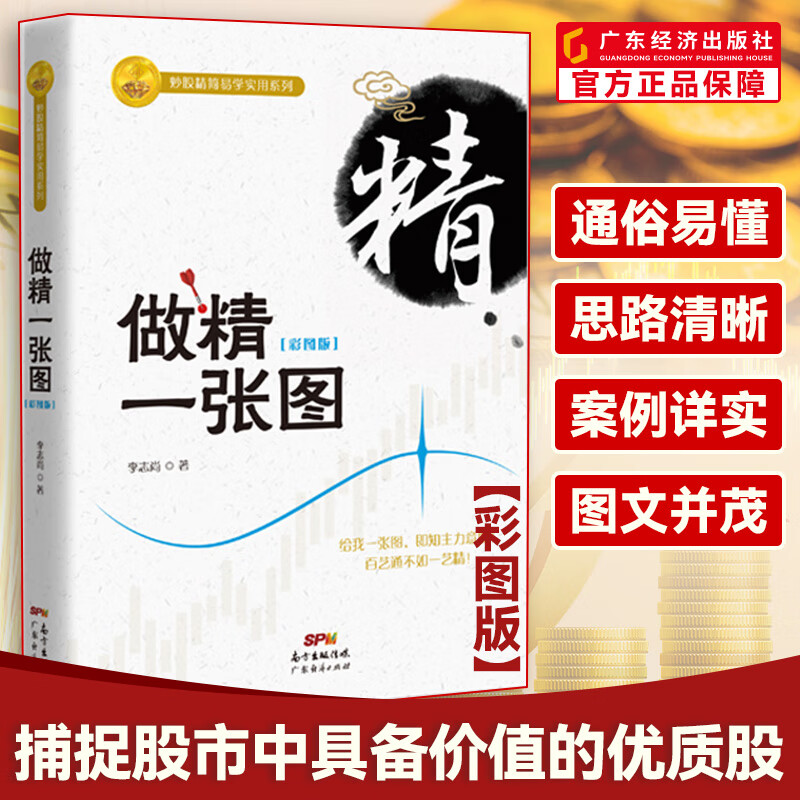 做精一张图（彩图版）李志尚著 新手入门炒股 股票入门基础知识与技巧 从零开始学实战技巧 股市炒股入门书籍 炒股书籍投资理财怎么样,好用不?