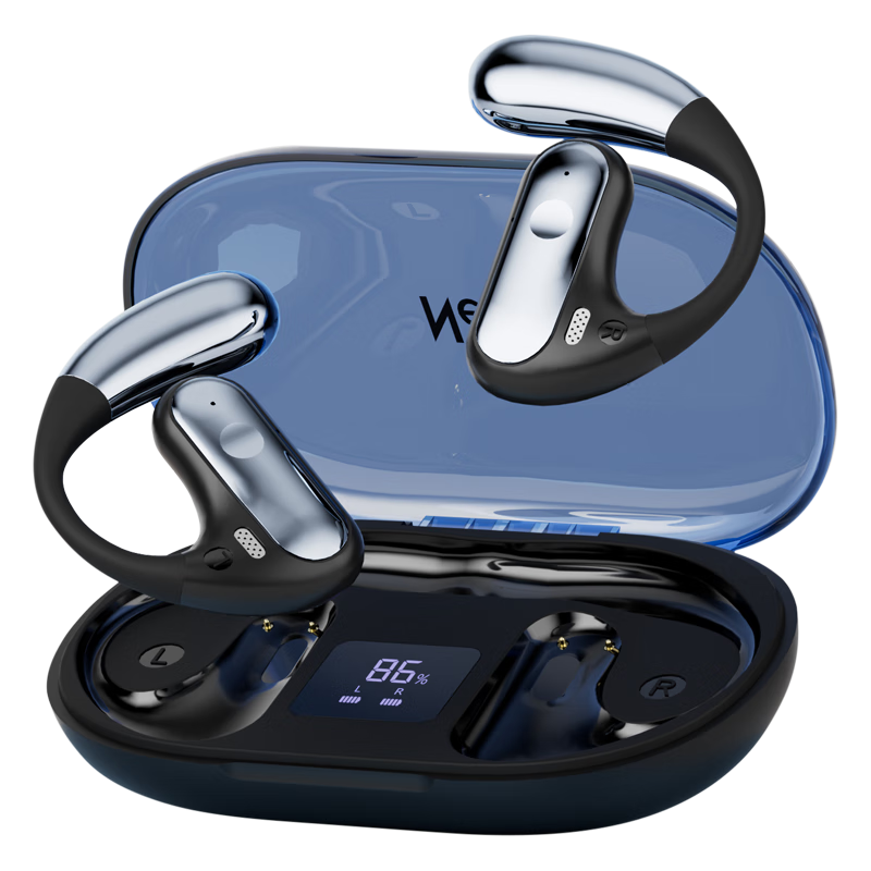 Netac 朗科 OS03 蓝牙耳机挂耳式开放式骨传导概念舒适不入耳运动跑步降噪商务适用华为小米 蓝
