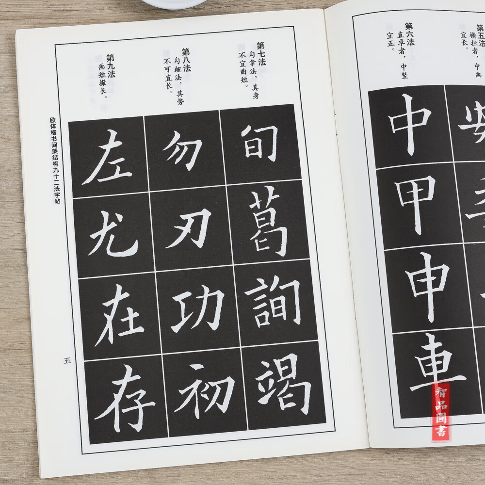 书法技法丛帖 杨璐编 中国书店欧阳询楷书毛笔软笔书法练字帖