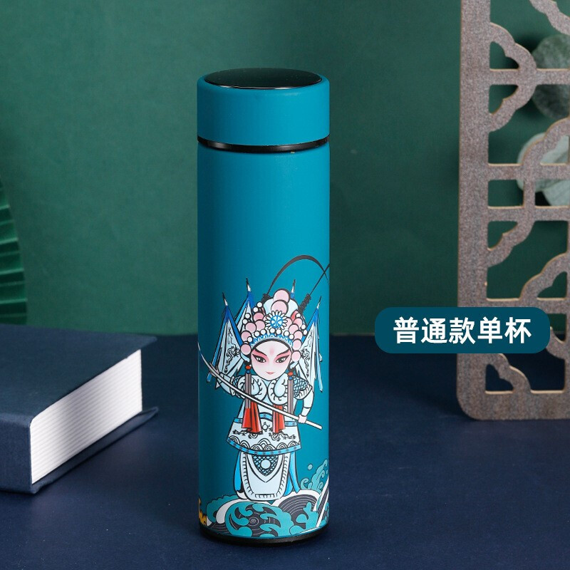 雅空304不锈钢保温杯中国风式国潮保温杯磨砂男女文艺泡茶不锈钢杯子3