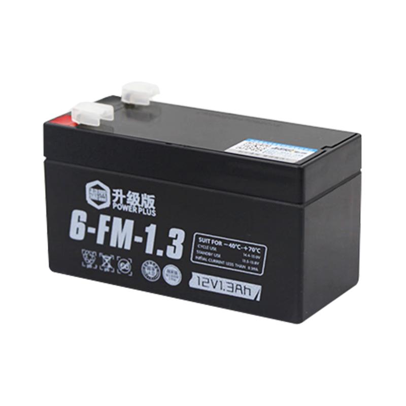 超威（CHILWEE）12V小電瓶 12v1.3ah1.2AH鉛酸蓄電池NP1.3-12 用報(bào)警主機(jī)安防電梯 超威【黑金升級(jí)】12V1.3+充電器