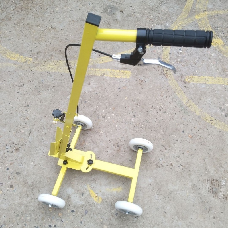 直线弧线田径球场小区驾校工厂仓库车位画线油漆划线车画线车四轮