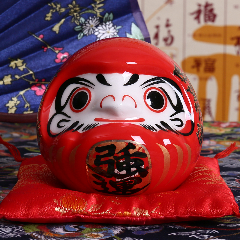 毅树天下(yishutianxia)日式开运达摩蛋不倒翁摆件寿司料理店铺开业