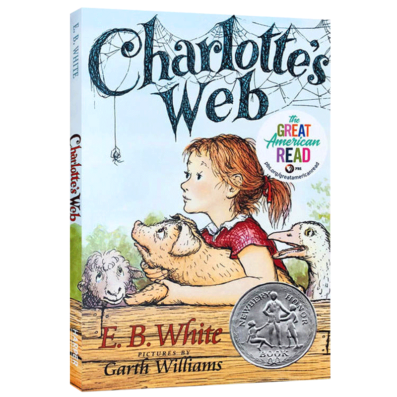 Charlotte's Web 夏洛的网 Charlottes 英文原版小说 8-12岁小学英语文学