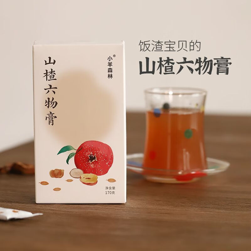 承吉祥小羊.森林山楂六物gao 冲饮 170g脾胃温和孩子儿童山楂冲饮谷物 1盒装 山楂六物膏