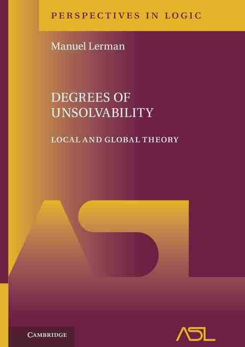 预售 按需印刷degrees of unsolvability