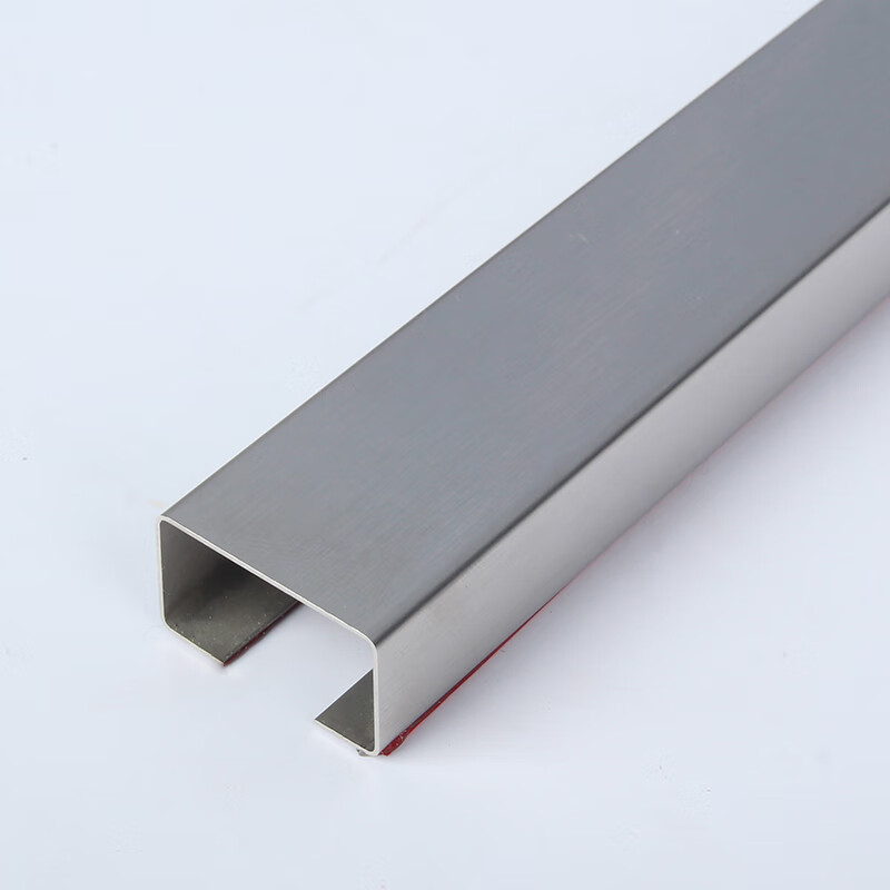 gotp不锈钢方形自粘线槽明装电线槽金属压线槽墙面家用美化地线槽隐形