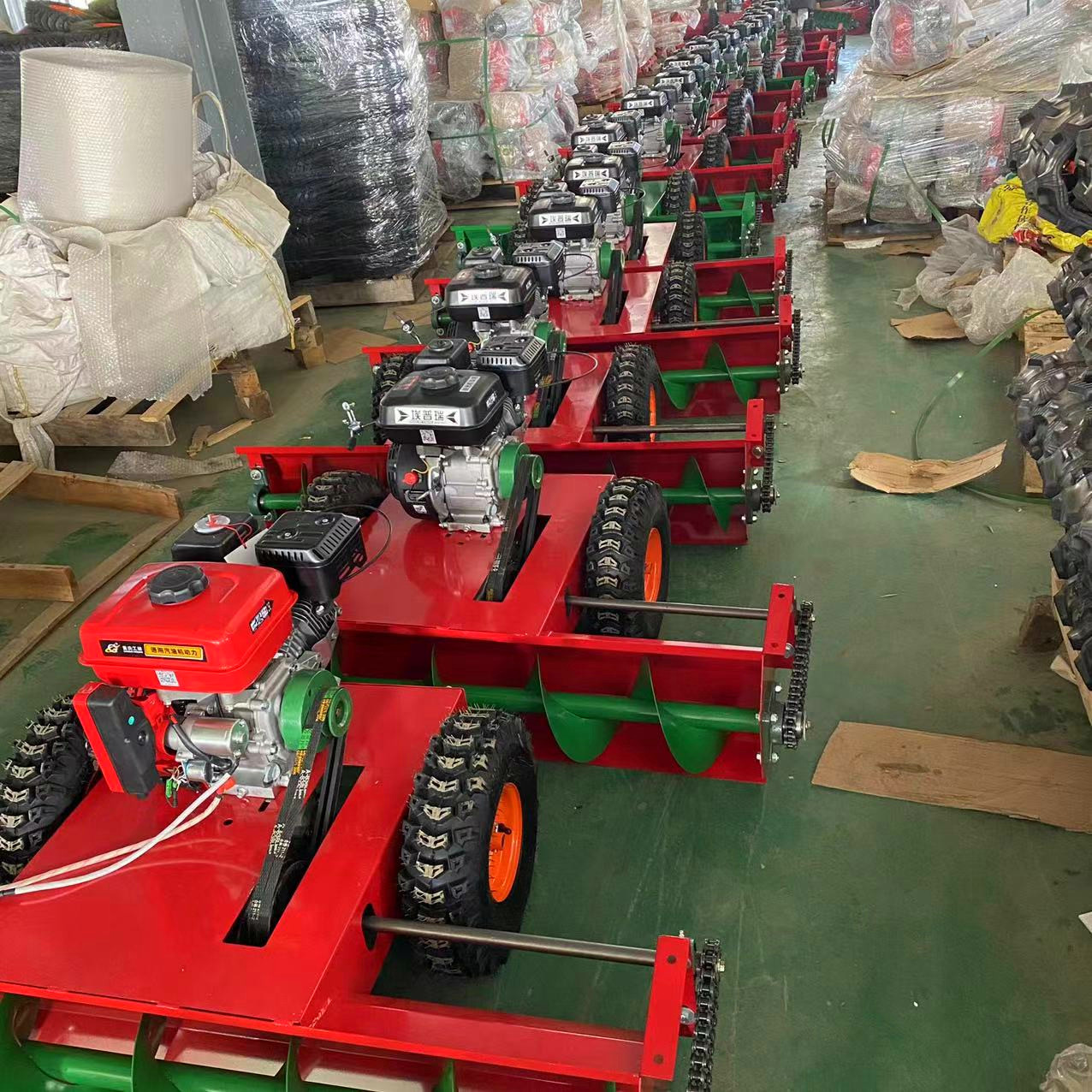 电动小型除雪机手推式除雪铲物业多功能扫雪机动力清雪机柴油 电启动