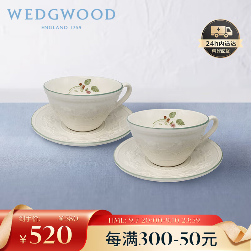 WEDGWOOD1威基伍德欢愉假日 树莓 咖啡杯碟组 陶瓷 欧式杯碟套组 两杯两碟怎么样,好用不?