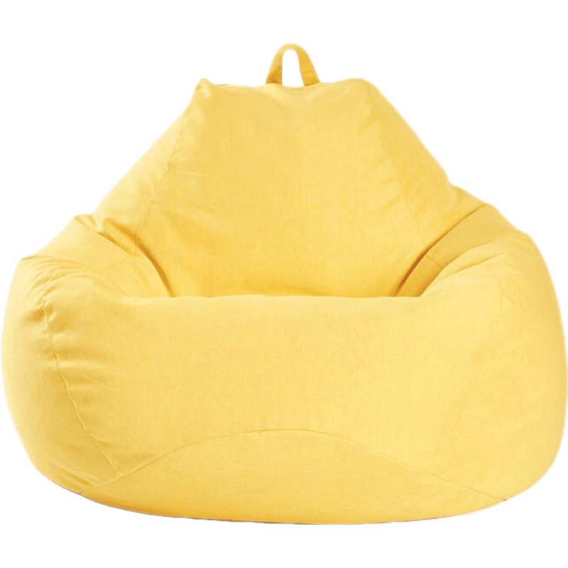 韵美舞灵 懒人沙发豆袋榻榻米卧室小户型单人休闲客厅卧室飘窗布艺可拆洗小沙发 深灰色 小号60*70cm