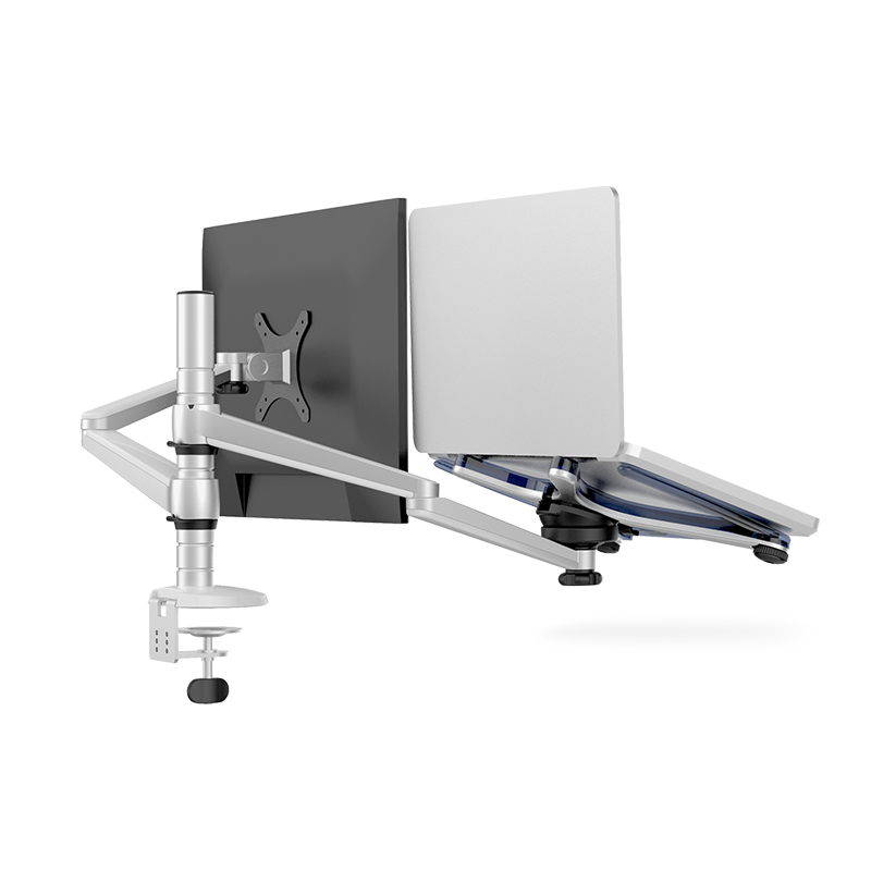 良浦 显示器笔记本组合支架15.6英寸以内笔记本散热支架和液晶显示器升降桌面支架 LP-15S