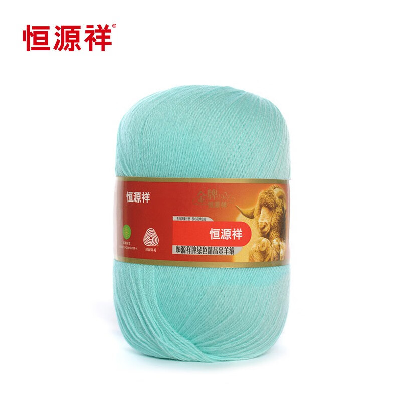 恒源祥全羊毛针织绒细线宝宝线婴儿线毛线团 2239 62.5g/团 400浅湖绿使用感如何?