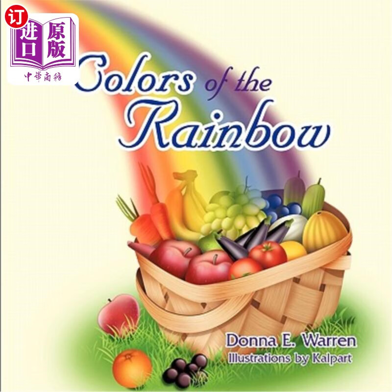 海外直订colors of the rainbow 彩虹的颜色