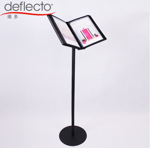 迪多(deflect-o) a4翻页菜谱架a5产品介绍展示架10页餐厅价格牌台式