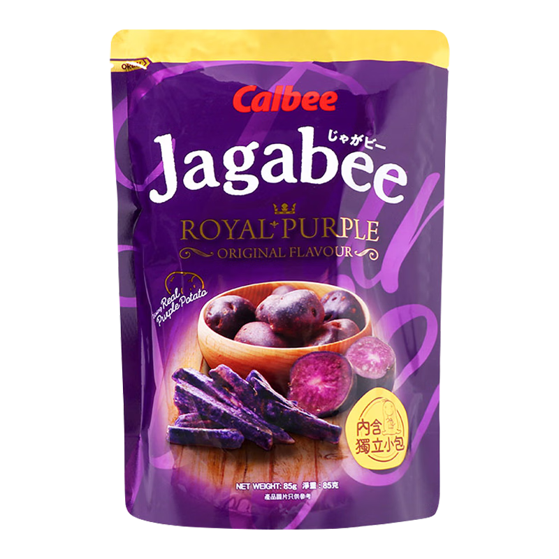 ���ֱȣ�Calbee��լ��B���ֵ�JAGABEE���� ��۽�������ʳС�� ����ζ85g