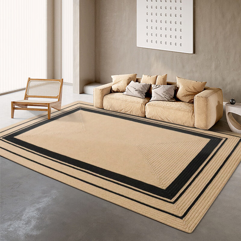 纵横(zongheng)纵横黄麻地毯客厅茶几民宿书房手工编织家用卧室床边毯