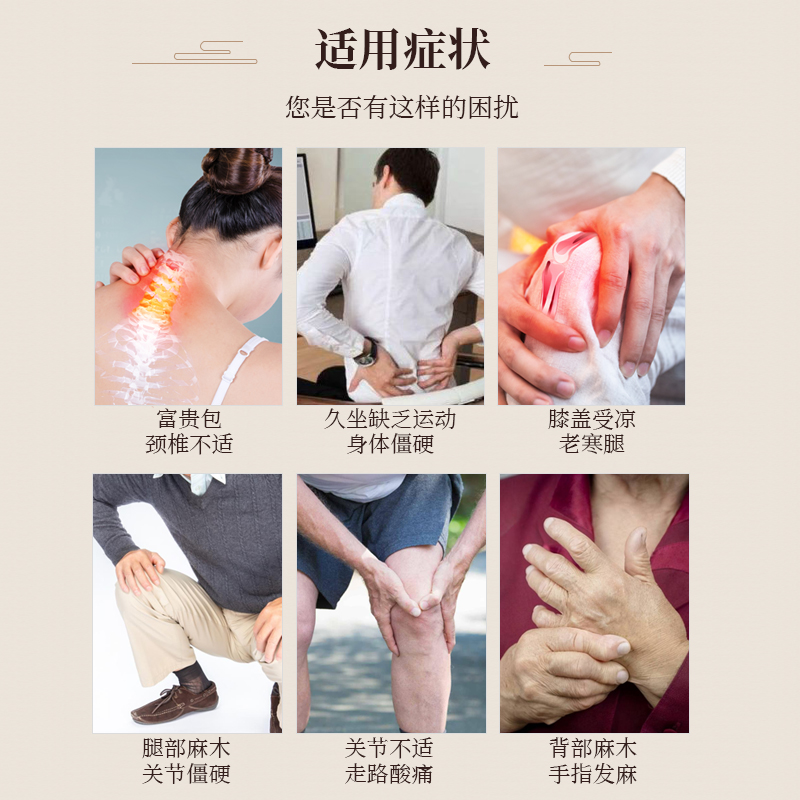 景天堂 颈椎腰椎冷敷凝胶肩周炎膝盖关节疼痛滑膜炎腱鞘炎 3盒【周期装】