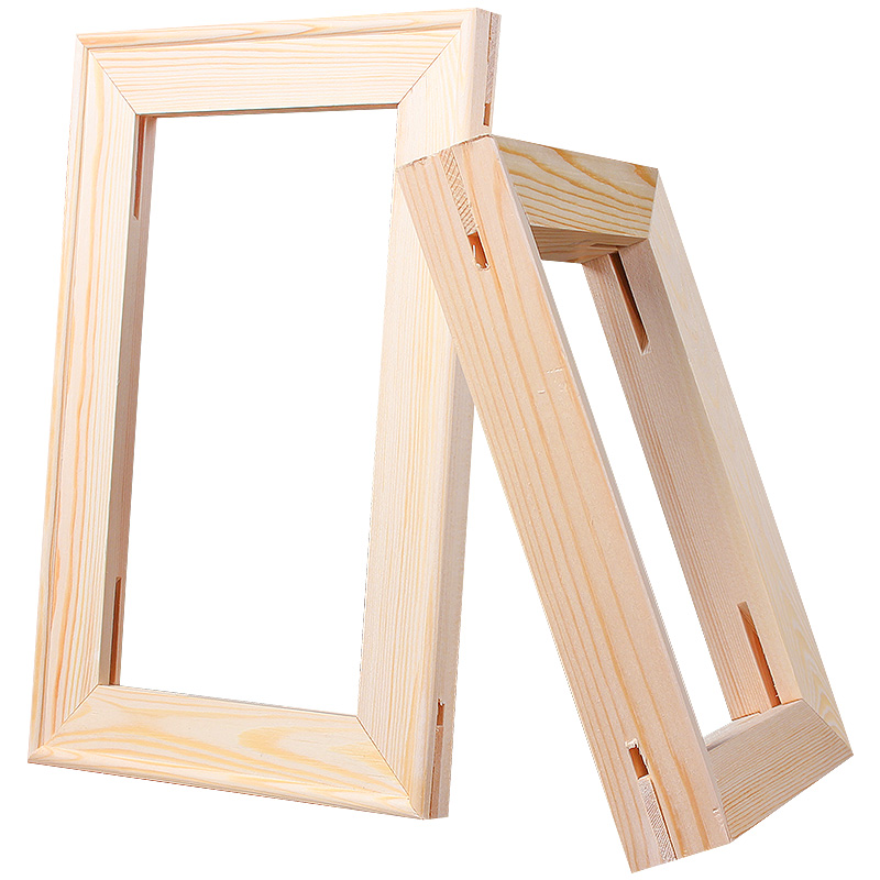 然修 油画内框数字油画框木条无框画框松木内框喷绘木框定制大油画框