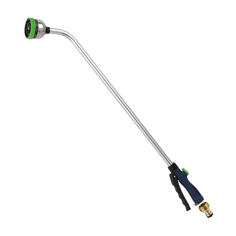 弘晨9功能長(zhǎng)桿澆花噴頭長(zhǎng)噴槍園藝工具苗木灌溉水槍 家用水管套裝澆水 32寸單槍+金屬奶嘴