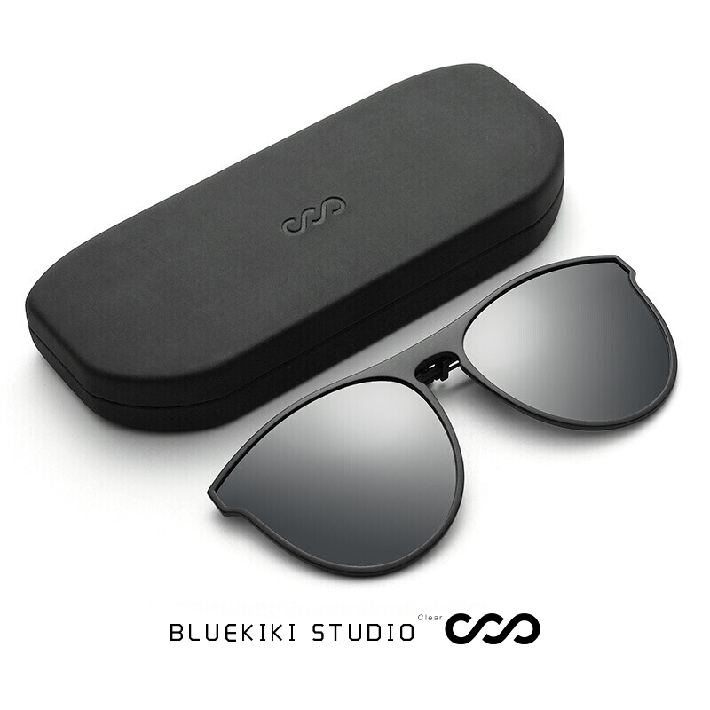 蓝其（Bluekiki）高清偏光近视太阳镜夹片开车驾驶镜墨镜夹片男女通用款 J6001黑灰片属于什么档次？