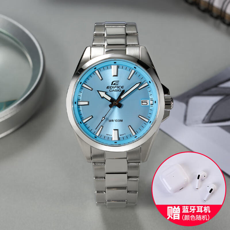 【全国联保】三眼皮带钢带商务休闲简约石英表学生男表mth-5001 efv