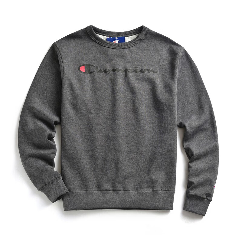 Champion�����ھ�ӡ����дlogo���ﶬ��Բ�����������Ů���������� ���ɫ����дӡ���� XL 180-210������