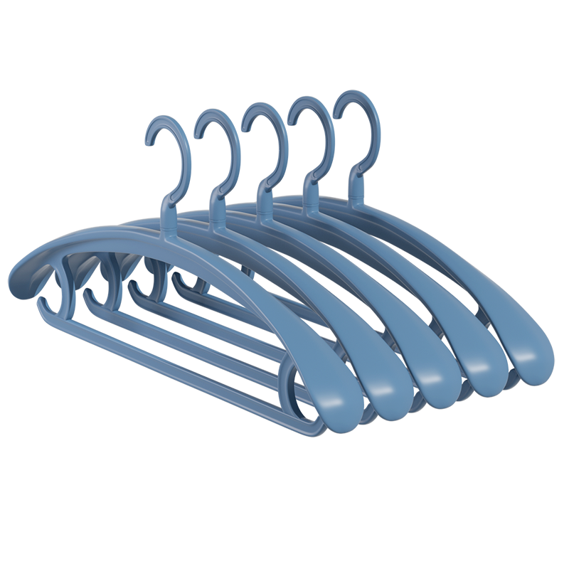 晟旎尚品衣架无痕晾衣架塑料加宽加长45CM宽肩晒衣服挂撑子防滑 10只装
