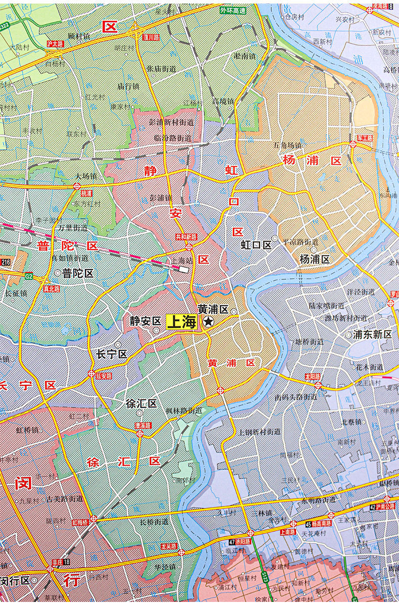上海市地图挂图1.