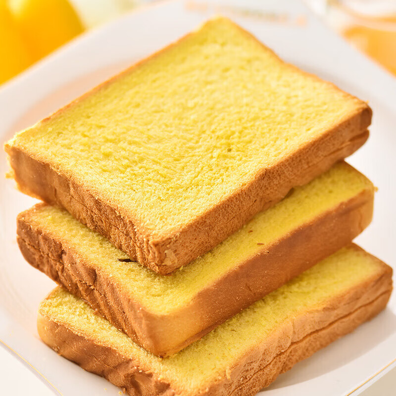 clcey南瓜面包吐司学生早餐吐司面包切片黑麦面包 南瓜吐司【60片】