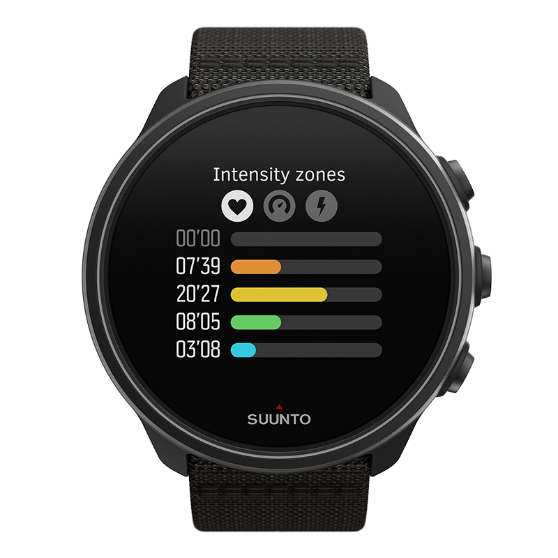 SUUNTO颂拓 SUUNTO 9 BARO 户外专业运动智能手表钛合金防水彩屏触控GPS Black/黑色钛合金