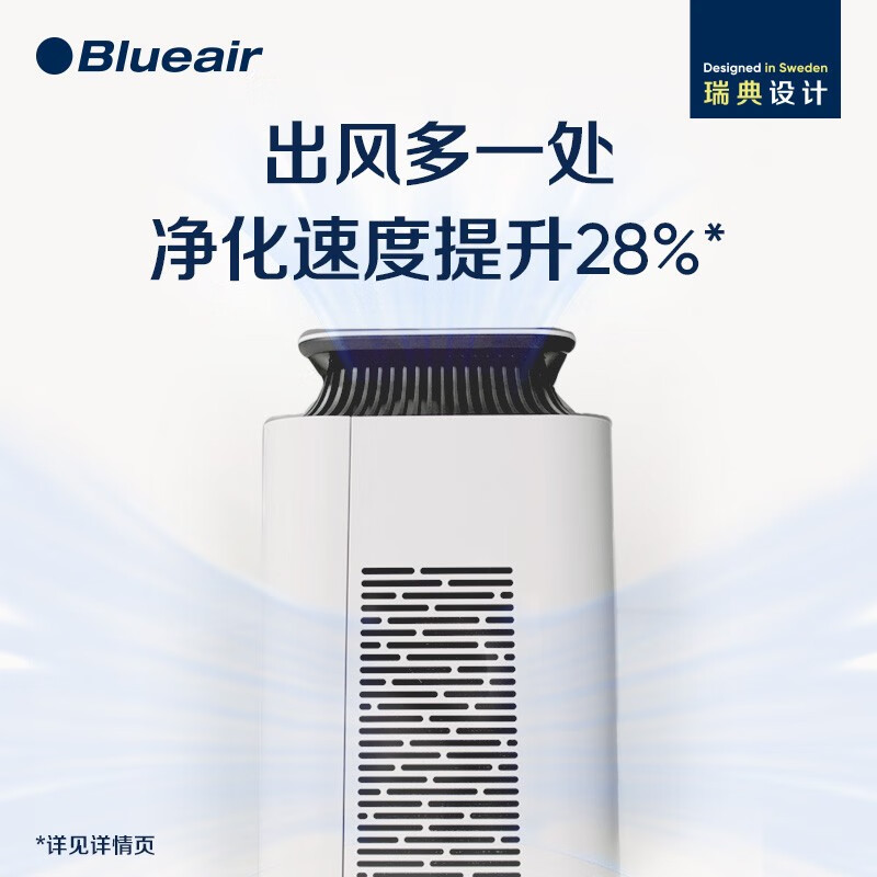 布鲁雅尔（Blueair）空气净化器 8640i 除甲醛病菌雾霾过敏原异味 家用卧室空气净化机 智能菌盾Pro8640i