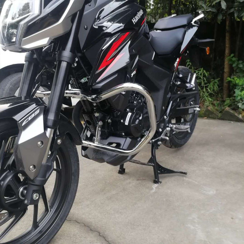 适用于豪爵dr160保险杠改装配件dr150前护杠hj150-10摩托车防摔杠定制