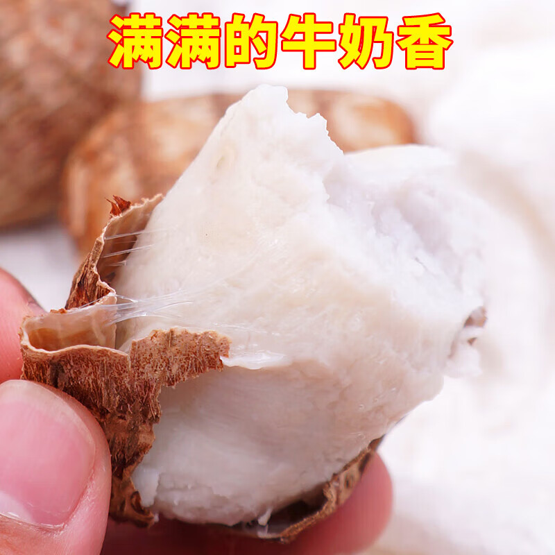 萄鲜客山东农特产 牛奶小芋头 毛芋头芋艿 农家芋头 软糯香甜 产地直发 牛奶小芋头净重4.5斤 中果30g-60g
