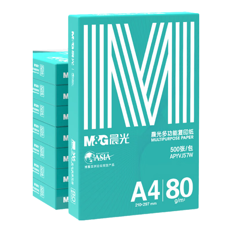 ⣨M&G̳ A4 80g Ӻ๦˫ӡֽA4 ӡֽ 500/ 8/ 4000 APYVJ57W156Ԫ