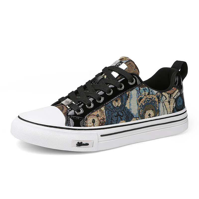 霓问gucl男鞋kokee/酷奇25周年夏日限定系列飞熊入梦男鞋懒人一脚蹬款