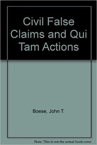 预订 civil false claims and qui tam actions