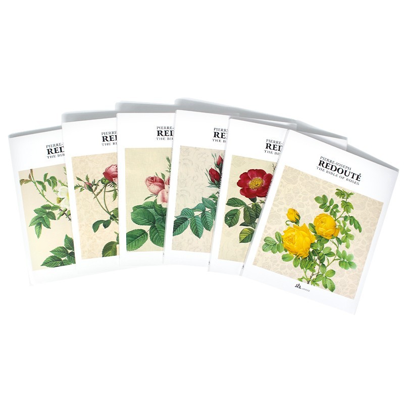 【封面随机】正版现货 Redoute the bible of rose 英文原版 宫廷画师雷杜德手绘花卉玫瑰花图谱作品集 雷杜德画集画册书籍畅销书