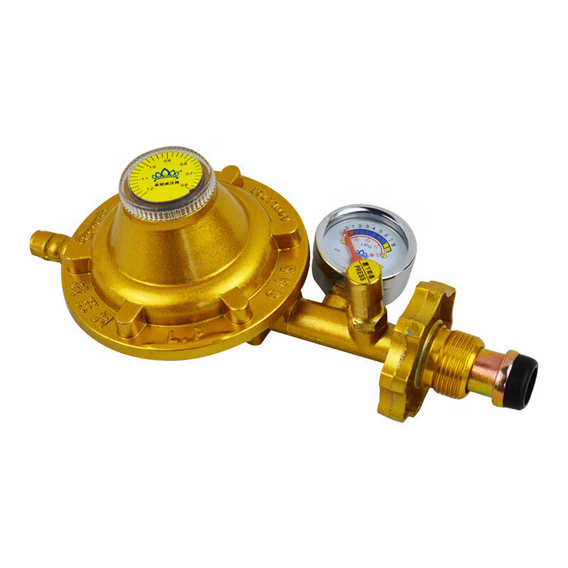 榆钦家用液化气煤气减压阀带表加厚防爆调压阀钢瓶气罐阀门 209b 9b