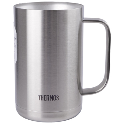 膳魔师（THERMOS）新款TSK2大容量保温杯网红夏季保冷啤酒杯不锈钢办公泡茶水杯JDK JDK-600-S1 不带杯盖 600ml