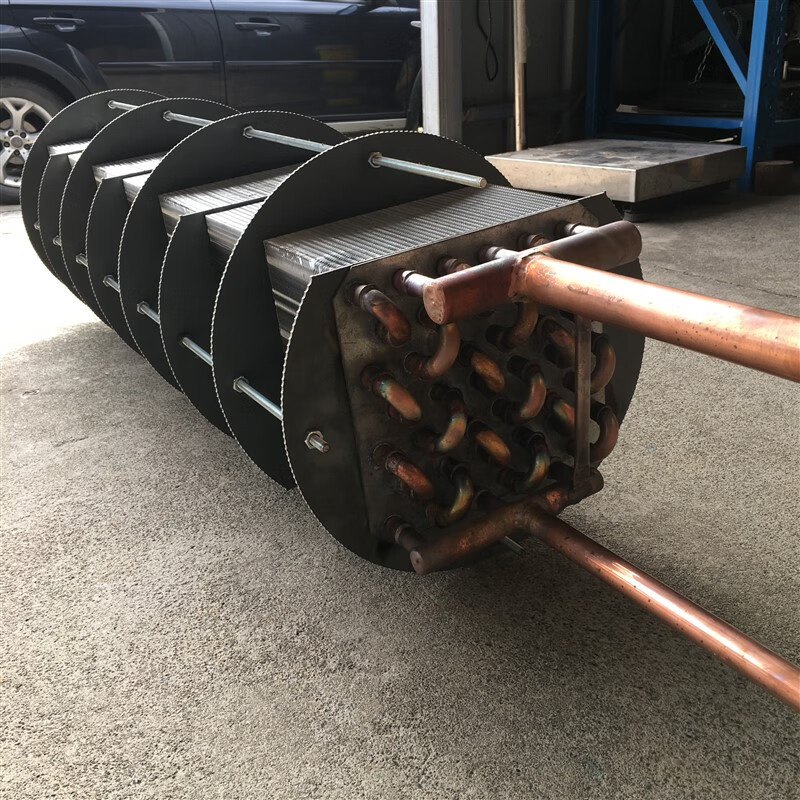 铜管铝翅片蒸发器预冷器冷冻式干燥机专用制冷配件 0.5立方