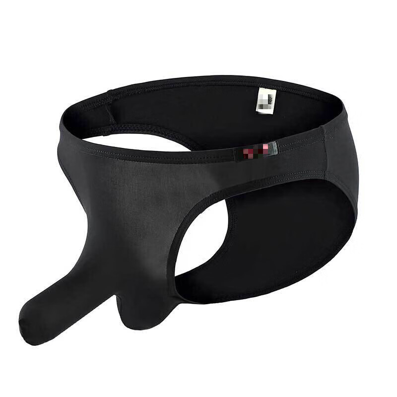 柯润莱枪弹分离内裤男士性感内裤家居男士内裤枪弹分离性感冰丝青年