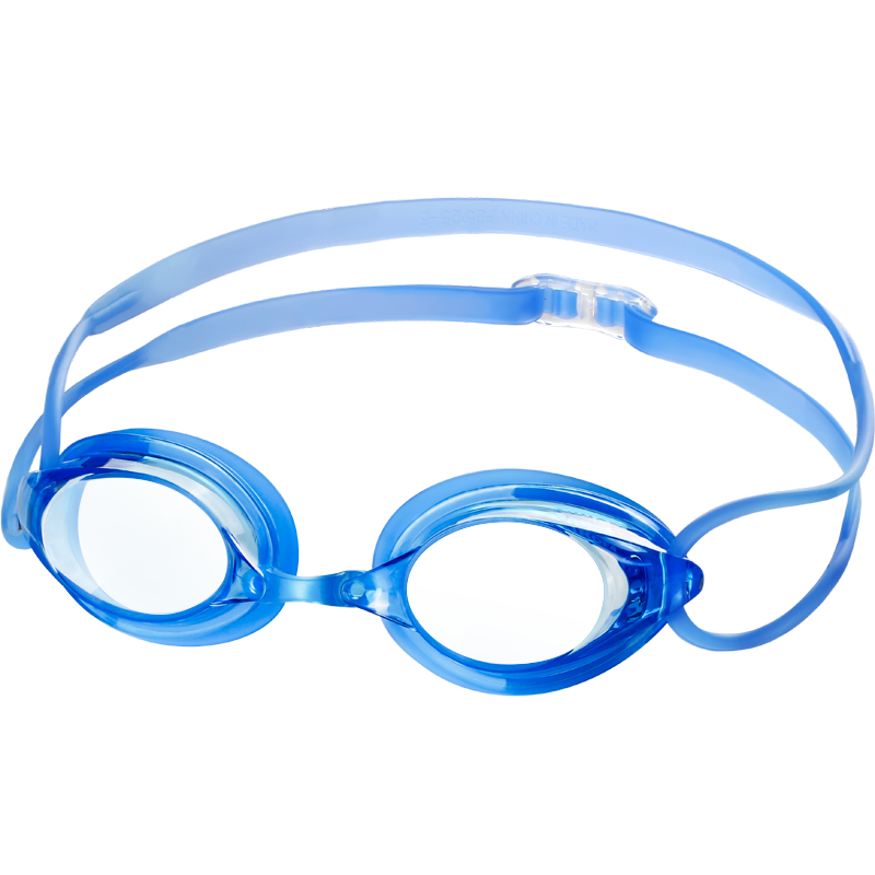 英發(fā)（YINGFA） 泳鏡 男士女士近視游泳鏡 專(zhuān)業(yè)比賽高清防水防霧小框泳鏡 藍(lán)色 左右150度