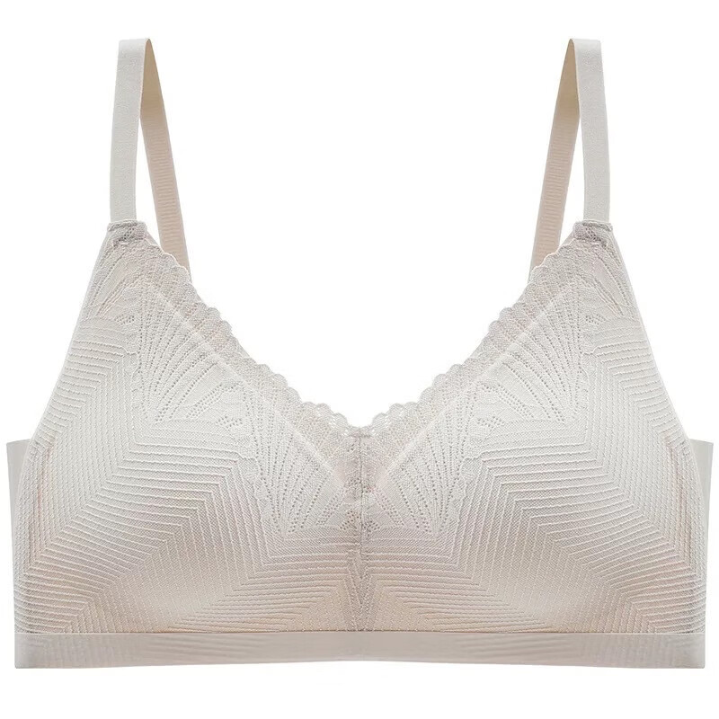 pureup内衣女无痕舒适薄款无钢圈文胸胸罩 肤色 m32/70abc